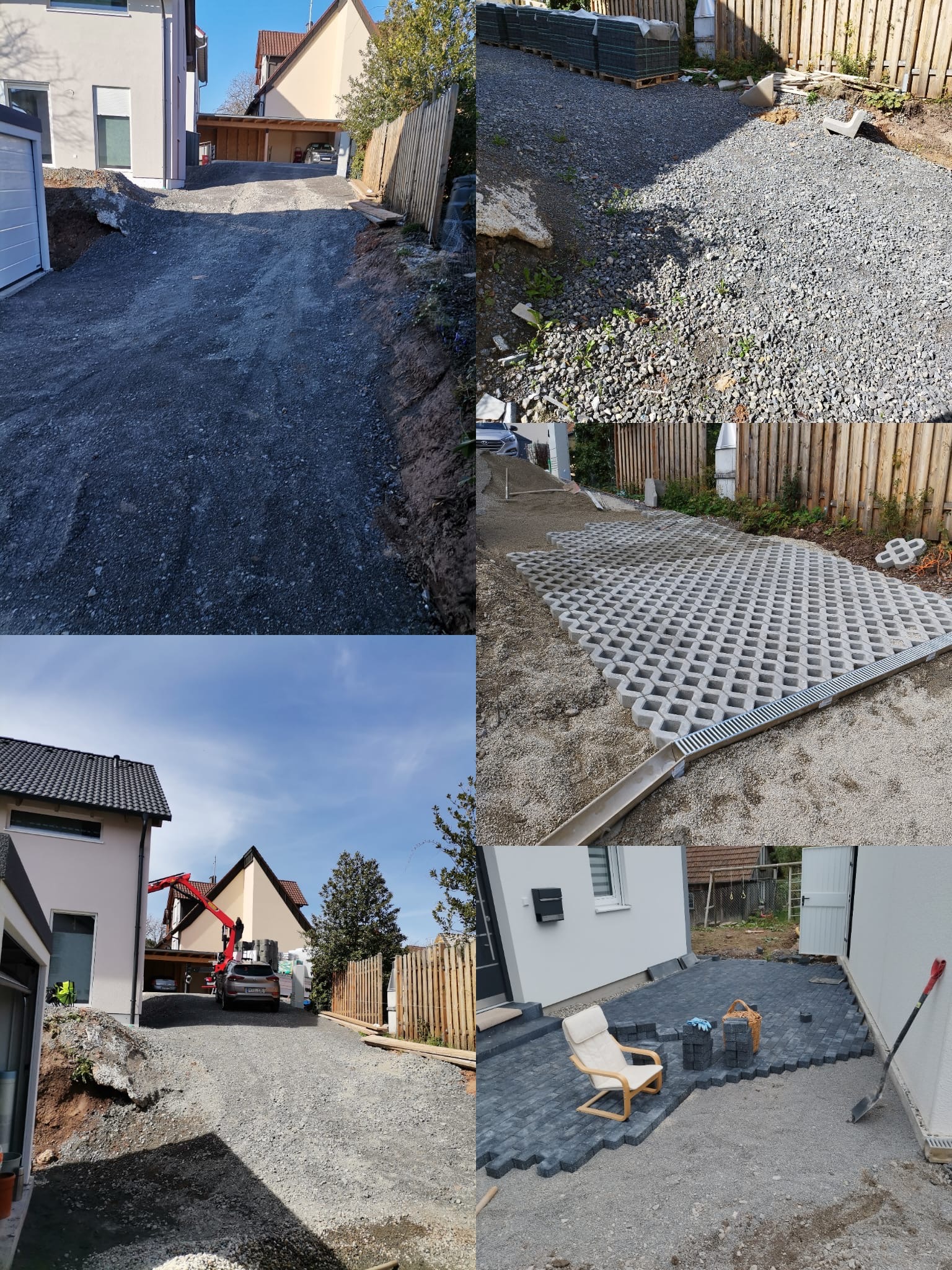 Außenbereich - Pflasterarbeiten